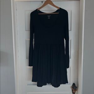 Classic Black Long Sleeve Dress